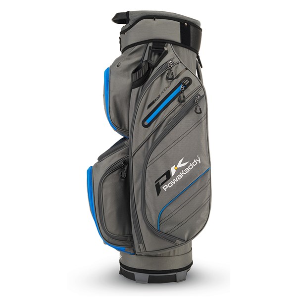 03 2024 powakaddy dlx lite cart bag gun metal blue