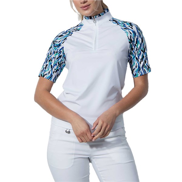 Daily Sports Ladies Novara Half Neck Zipped Polo Shirt