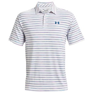 Under Armour Mens Playoff 2.0 Mix Stripe Polo Shirt