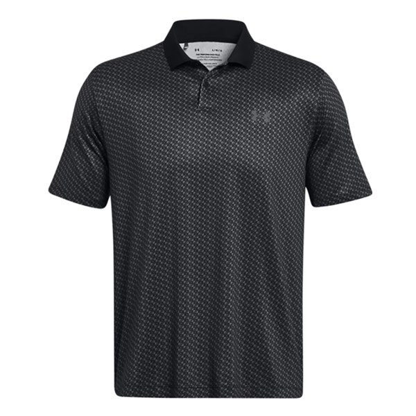 Under Armour Mens Performance 3.0 Printed Polo Shirt Golfonline