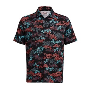 Under Armour Mens Playoff 3.0 Azalea Camo Polo Shirt