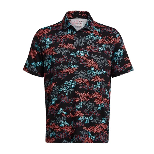 Under Armour Mens Playoff 3.0 Azalea Camo Polo Shirt