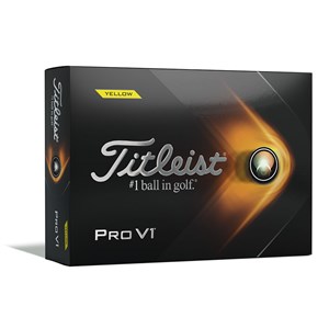 Titleist Pro V1 Yellow Golf Balls - Prior Gen