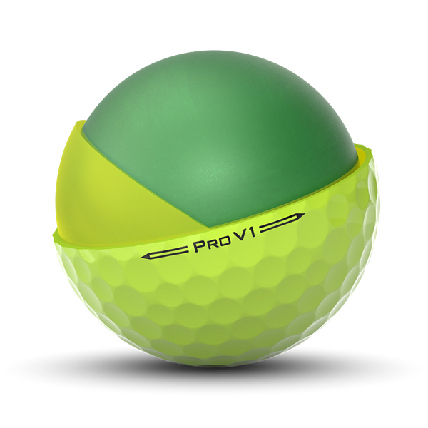 2023 pro v1 yellow core cutaway rgb