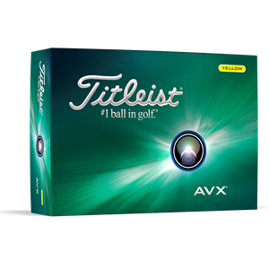 Titleist AVX Yellow Golf Balls 2024