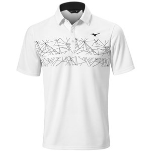 Mizuno Mens Breath Thermo Graphic Polo Shirt