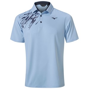 Mizuno Mens Elite Print Polo Shirt