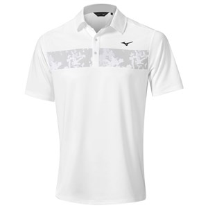 Mizuno Mens Floral ST Polo Shirt