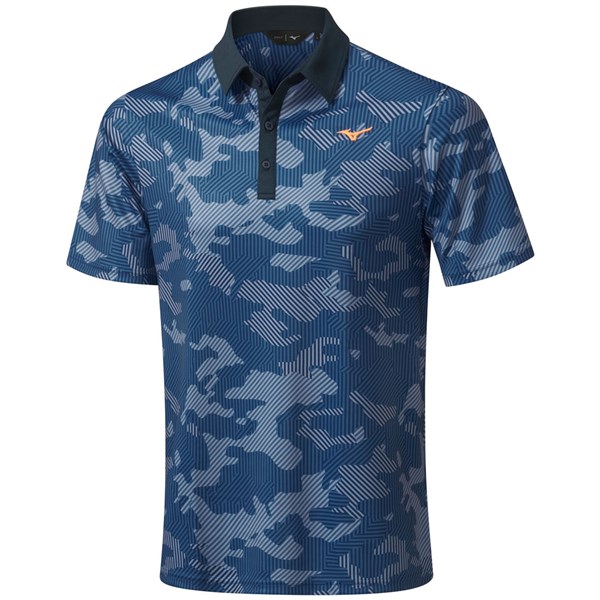 Mizuno Mens Winter Camo Polo Shirt