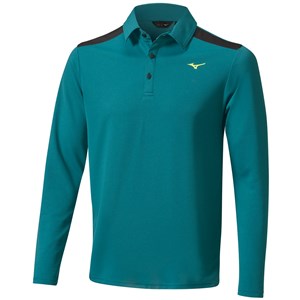 Mizuno Mens Winter Elite Long Sleeve Polo Shirt