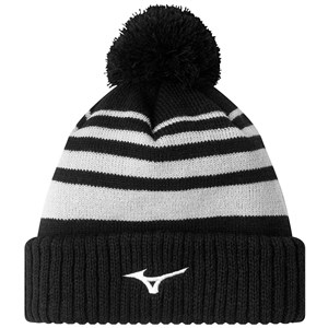 Mizuno Mens Breath Thermo Pom Pom  Beanie