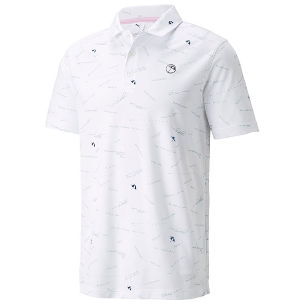 Puma Mens Cloudspun Scorecard Polo Shirt - Arnold Palmer Collection