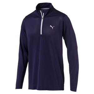 Puma Mens Essential EvoKnit Quarter Zip Pullover