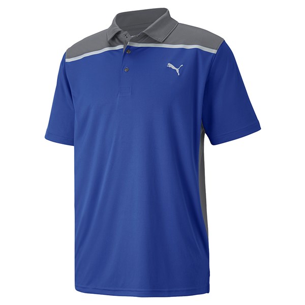 Puma Mens Rotation Bonded Colour Block Polo Shirt