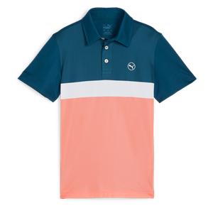 Puma Junior Boys ColourBlock Polo Shirt