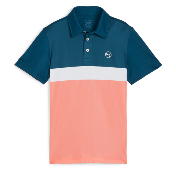 Puma Junior Boys ColourBlock Polo Shirt