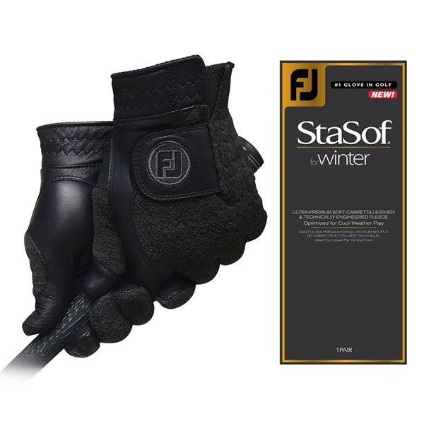 Footjoy Mens StaSof Winter Gloves (Pair)