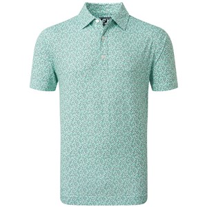 FootJoy Mens Confetti Print Pique Polo Shirt