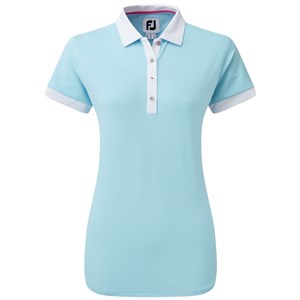 FootJoy Ladies Colour Block Pique Polo Shirt