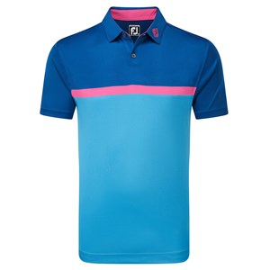 FootJoy Mens Colour Block Interlock Polo Shirt