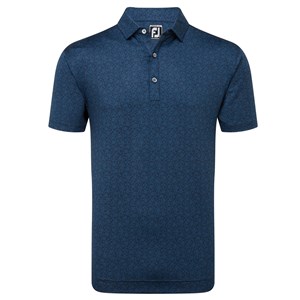 FootJoy Mens Painted Floral Lisle Polo Shirt