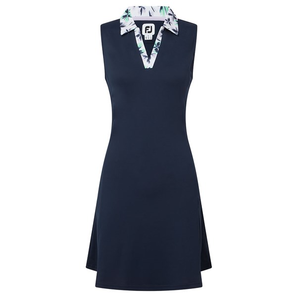 FootJoy Ladies Floral Trim Sleeveless Dress