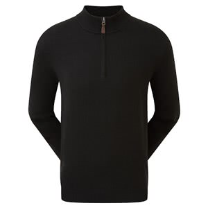 FootJoy Mens Wool Blend Half-Zip Pullover