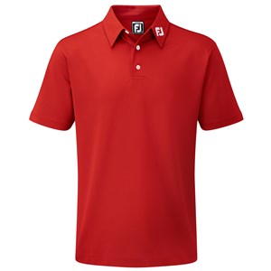 FootJoy Boys Stretch Pique Solid Polo Shirt