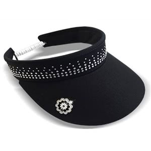 Ladies Crystal Embellished Visor