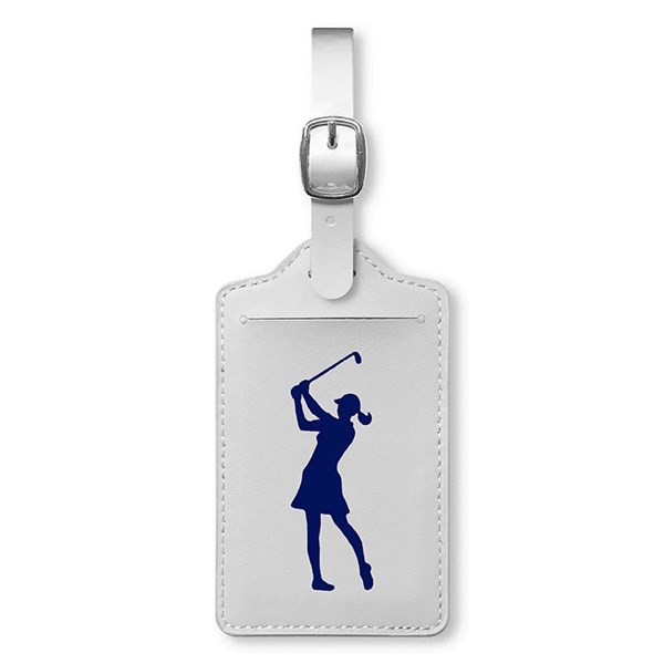 blue luggage tag low