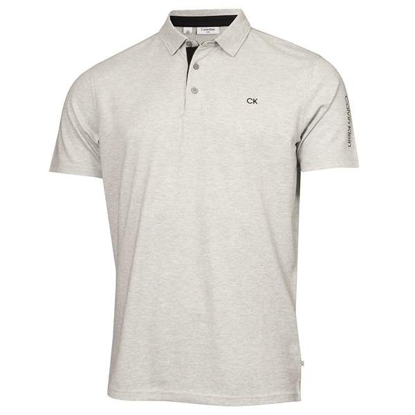 Calvin Klein Mens Uni Polo Shirt Platinum Collection Golfonline