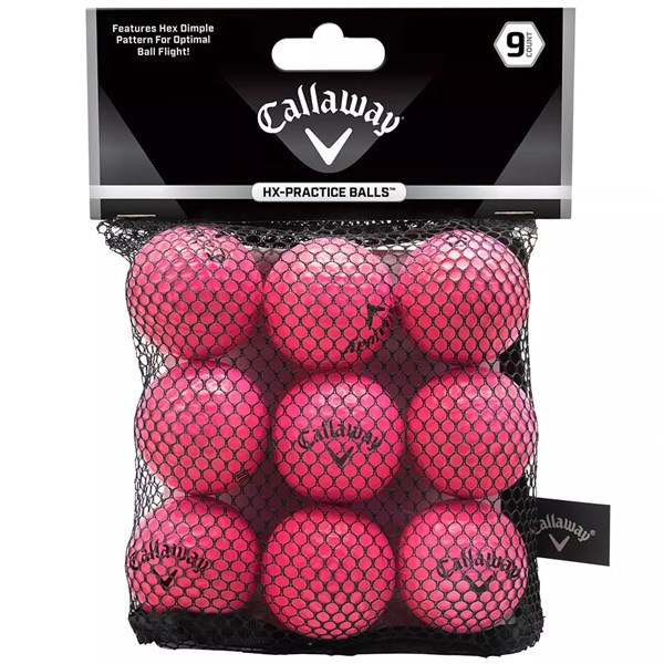 Callaway HX Practice Golf Balls (9 Balls)