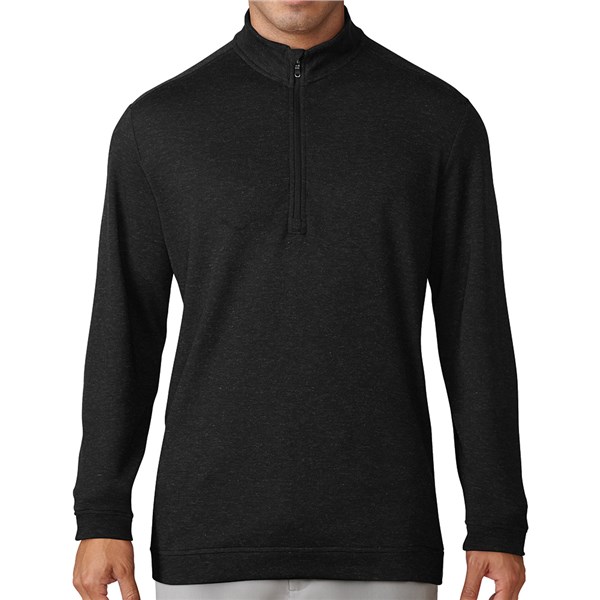 adidas Mens Wool Quarter Zip Pullover