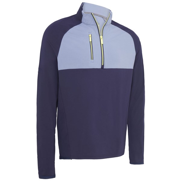 Callaway Mens Colour Block Chev Print 1/4 Zip Pullover