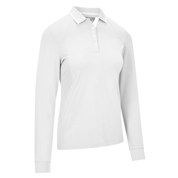 Callaway Ladies Long Sleeve Polo Shirt with Ribbing