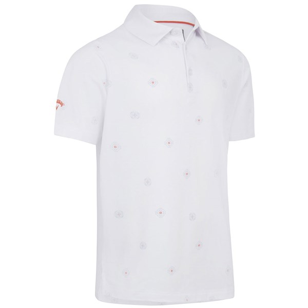 Callaway Mens Classic Foulard Print Polo Shirt