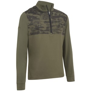 Callaway Mens 1/4 Zip Camo Print Pullover