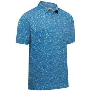 Callaway Mens Micro Novelty Golf Print Polo Shirt