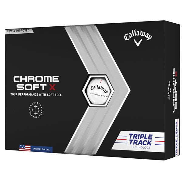 Callaway Chrome Soft X Triple Track Golf Balls (12 Balls)