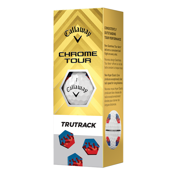 chrome tour trutrack white 3 ball 2024