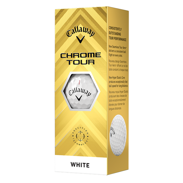 chrome tour white 3 ball 2024