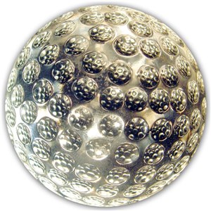 Crystal Golf Ball Paper Weight