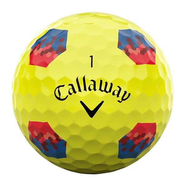 cs24 trutrack yellow gen std golf ball front view 2023 001