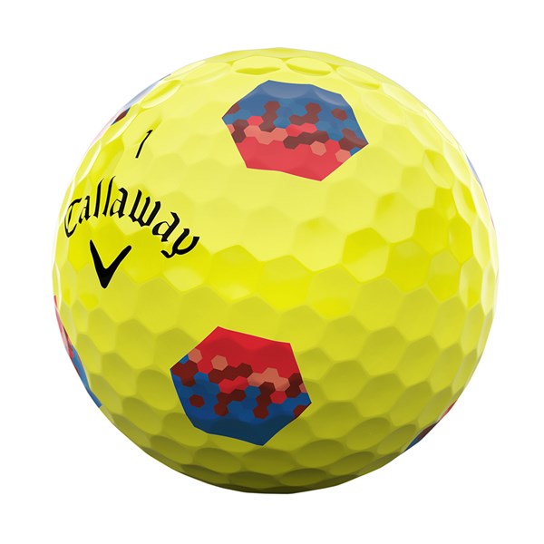 cs24 trutrack yellow gen std golf ball quarter view 2024 001