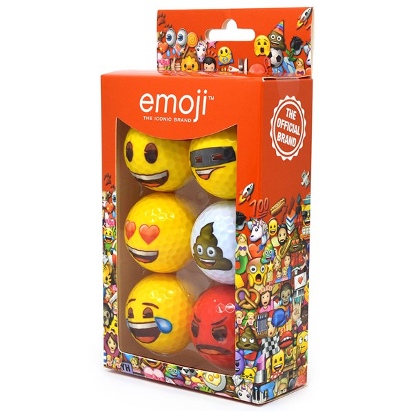 Emoji Golf Balls (6 Balls)