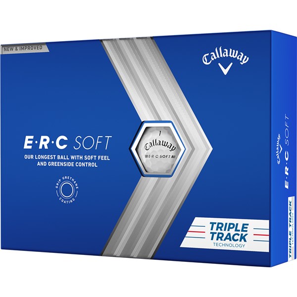 Callaway ERC Soft Triple Track White Golf Balls (12 Balls)