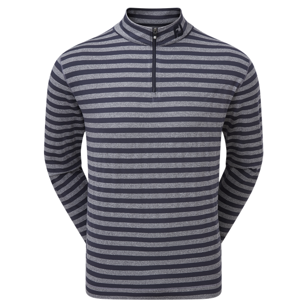 FootJoy Mens Peached Jersey Tonal Stripe Chill-Out Pullover