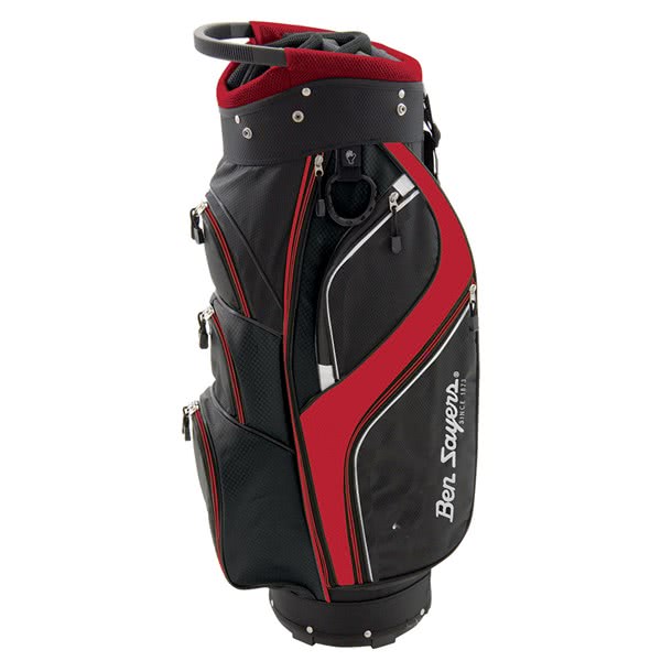 g6424 deluxe cart bag black red