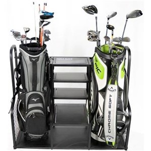 GolfBays Dual Bag Display Storage Organiser