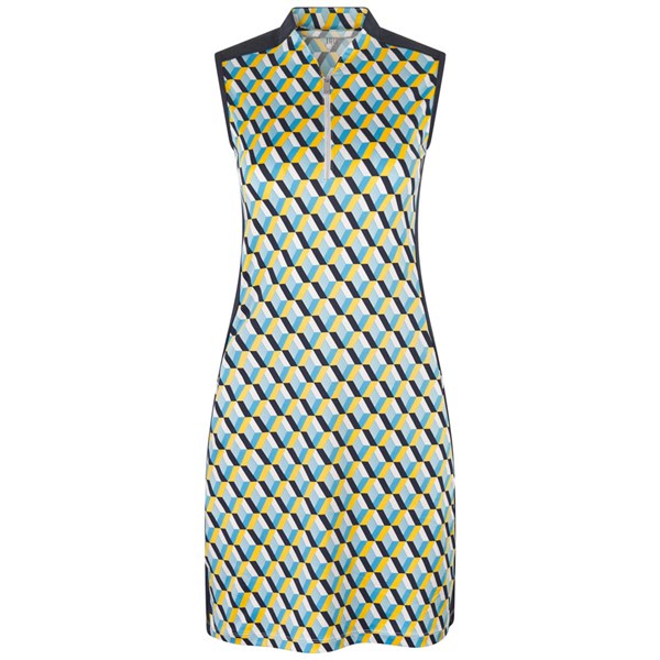 Tail Ladies Zamora Sleeveless Golf Dress - Serene Geo